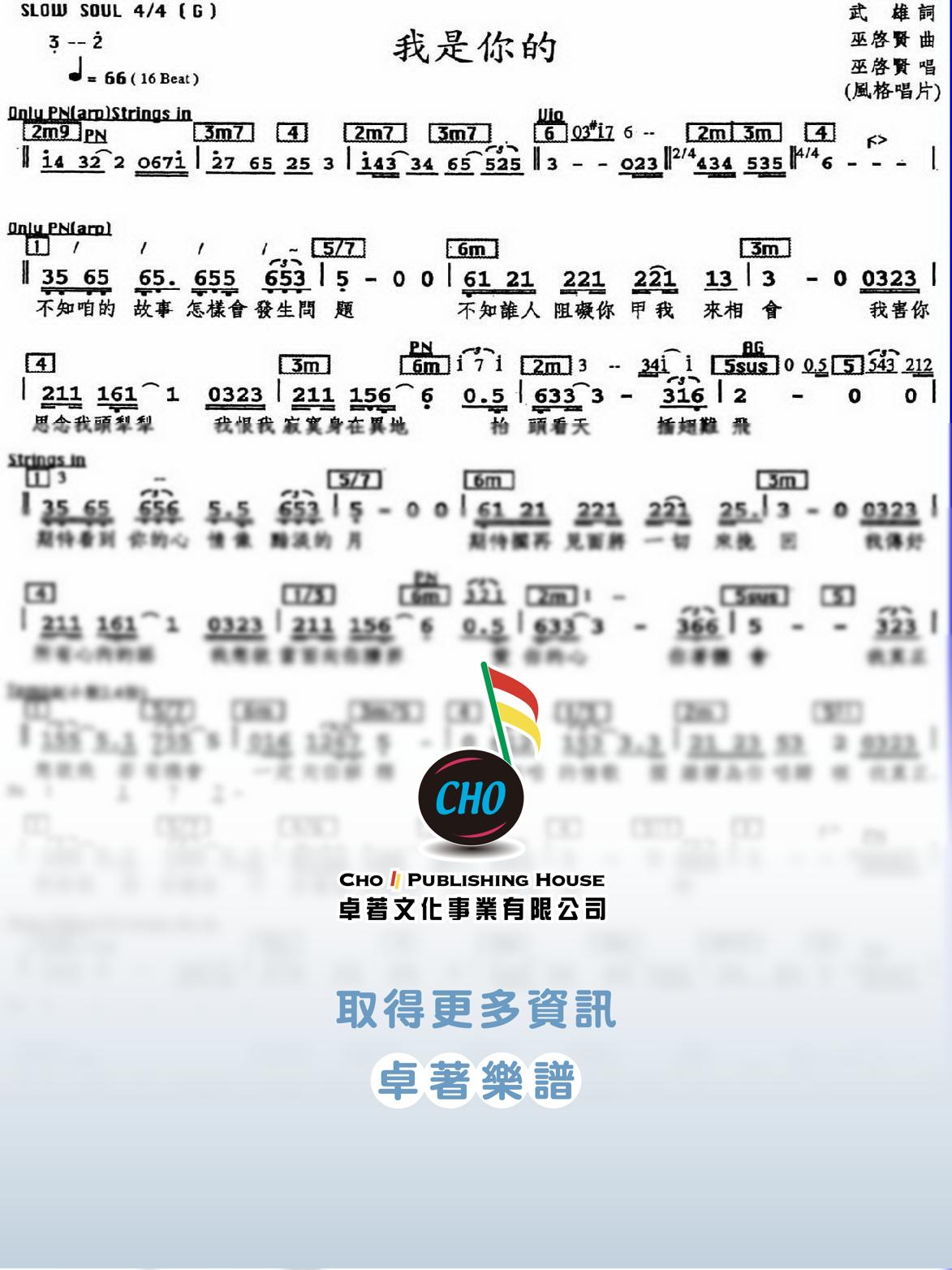 我是你的